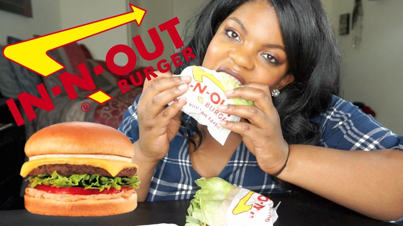 In N Out Burger Mukbang | Keila Keto