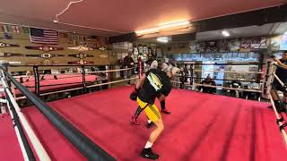 Dreamland boxing sparring vs Mark Salgado