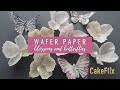 How to make Wafer Paper Blossoms and Butterflies | CakeFlix