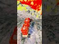 Trucks Lightning McQueen vs Giant Lava Pit – BeamNG drive #beamng #shorts #beamngdrive #automobile
