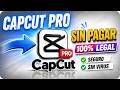 como tener CAPCUT PRO GRATS, método legal y fácil