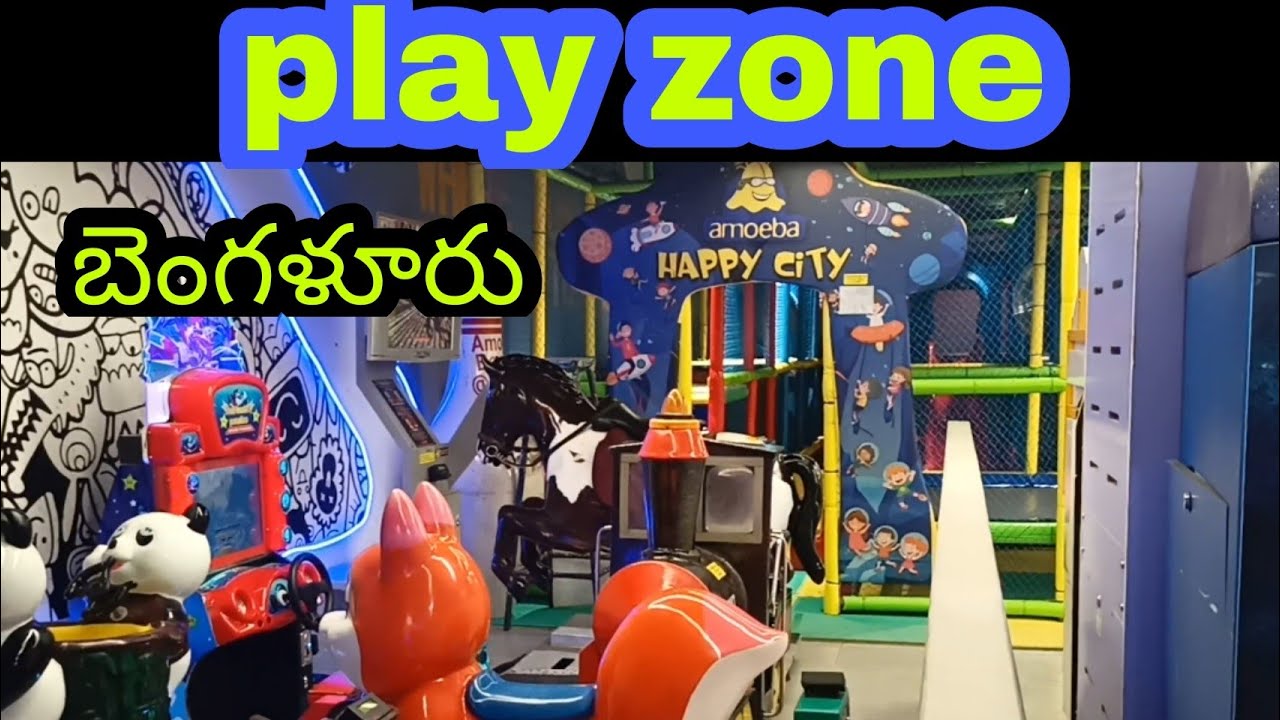 play zone in garuda mall Bangalore Telugu vlogs YouTube