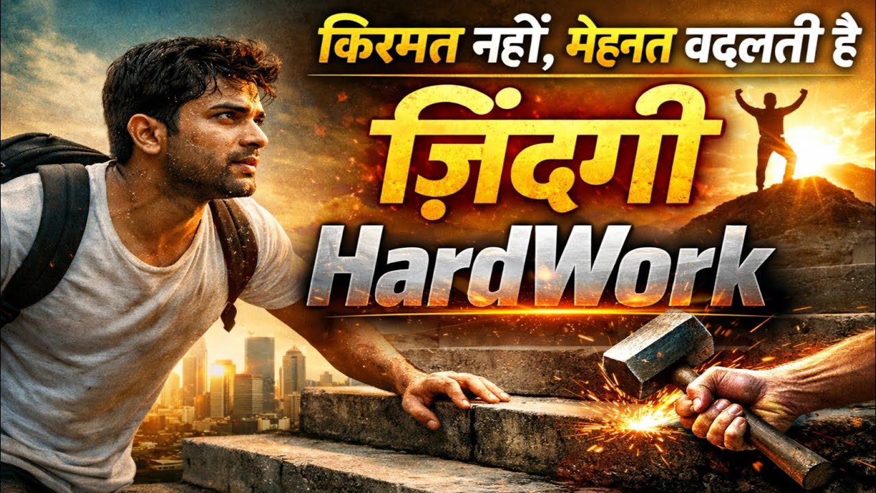 किस्मत नहीं, मेहनत बदलती है ज़िंदगी || HardWork