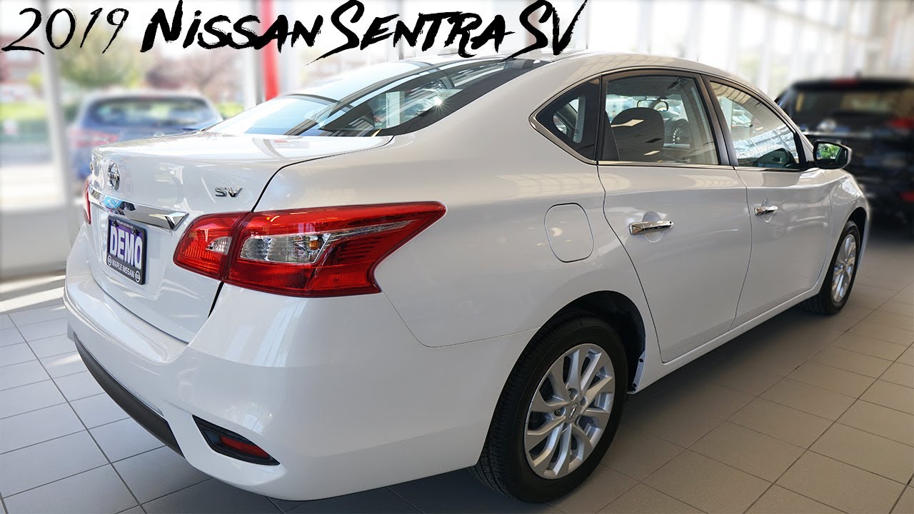 19 Nissan Sentra Sv Exterior And Interior Walk Around Youtube