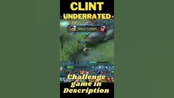 CLINT CRAZY MARKSMAN !! - MOBILE LEGENDS #SHORTS