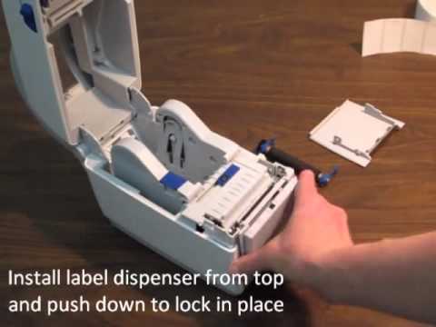 Intermec PC23d Barkod Yazıcı Otomatik Etiket Sıyırıcı Takılması (Label Dispenser Installation)