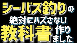 【シーバスの教科書です】釣れない方は一発で解決します！