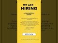 AI Engineering Intern Hiring 🚀 | Powerplay | Bengaluru | LLM Internship#shorts #pythondeveloper