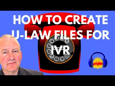 How to Export U-Law Files for IVR