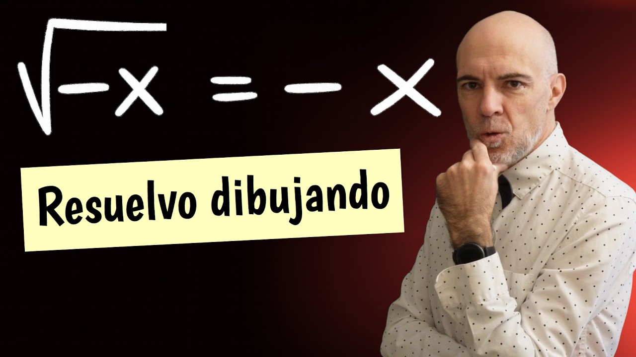 √(-x)=-x tiene solución? Descúbrelo con gráficas