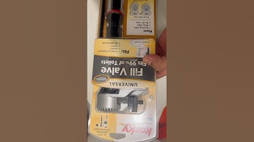 Installing a KORKY QuietFILL toilet valve #diy