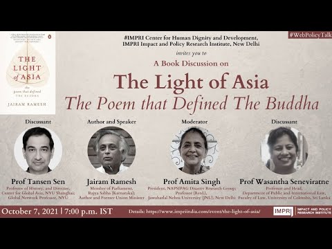 Book Discussion | Jairam Ramesh | The Light of Asia: The Poem that Defined The Buddha | HQ Video