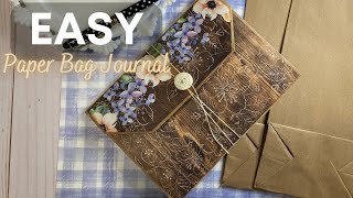 Easy Paper Bag Journal Tutorial (give away ended)