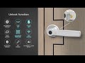INNOVATE Z8 SMART HOME DIGITAL KEYLESS ENTRY SMART BLUETOOTH FINGERPRINT MAGNETIC ELECTRONIC LOCK –