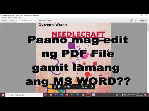 Video: Paano mo i-edit ang teksto sa Word?