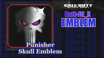 Black Ops 2 Emblem - Punisher Skull (Metallic)