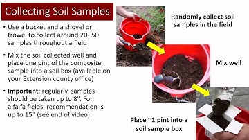 Soil testing on pastures