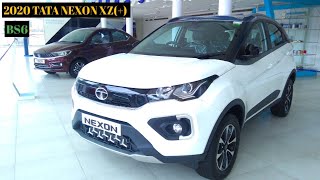 NEW TATA NEXON XZ(+) BS6 Detailed Walk Around | TATA NEXON | Calgary White Colour.