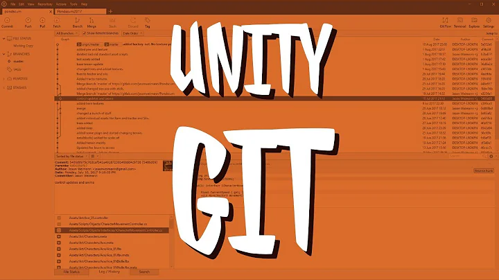 How to use Source Control with Unity & Git