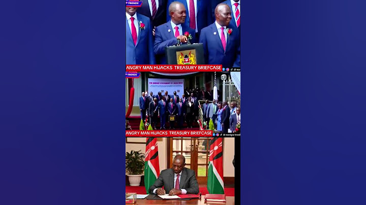 DRAMA AS angry man try to STEAL BUDGET BAG CS TREASURY