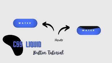 Pure CSS Liquid Button Animation Tutorial | Amazing Animation