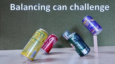Soda Can  Challenge... Can you balance one?