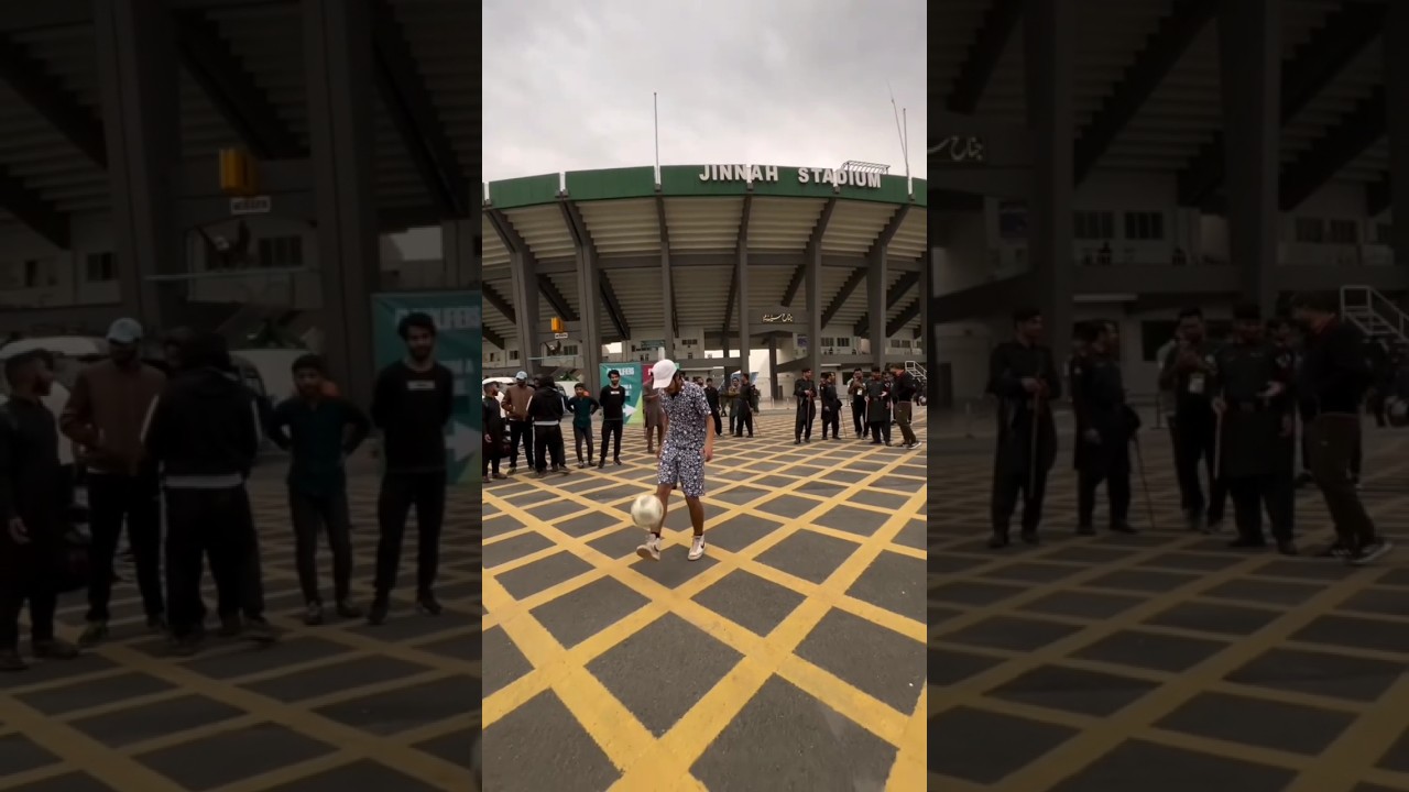 Amazing Freestyler at Jinnah Stadium Islamabad| Pakistan Football Team|Pakistan vs Jordan|