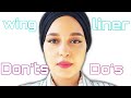 BEGINNER EYE LINER TUTORIAL FOR HOODED EYES | Wing liner for hooded eyes |how to #Batwing eyeliner??