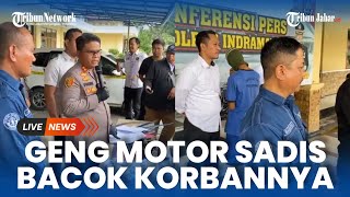 Geng Motor Sadis Bacok Korban Hingga Tewas Ditangkap Polisi di Indramayu