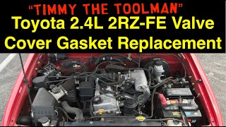 Toyota 2.4L 2RZ-FE Valve Cover Gasket Replacement (w/ misfire diagnosis) by Timmy The Toolman 5,034 views 4 months ago 1 hour