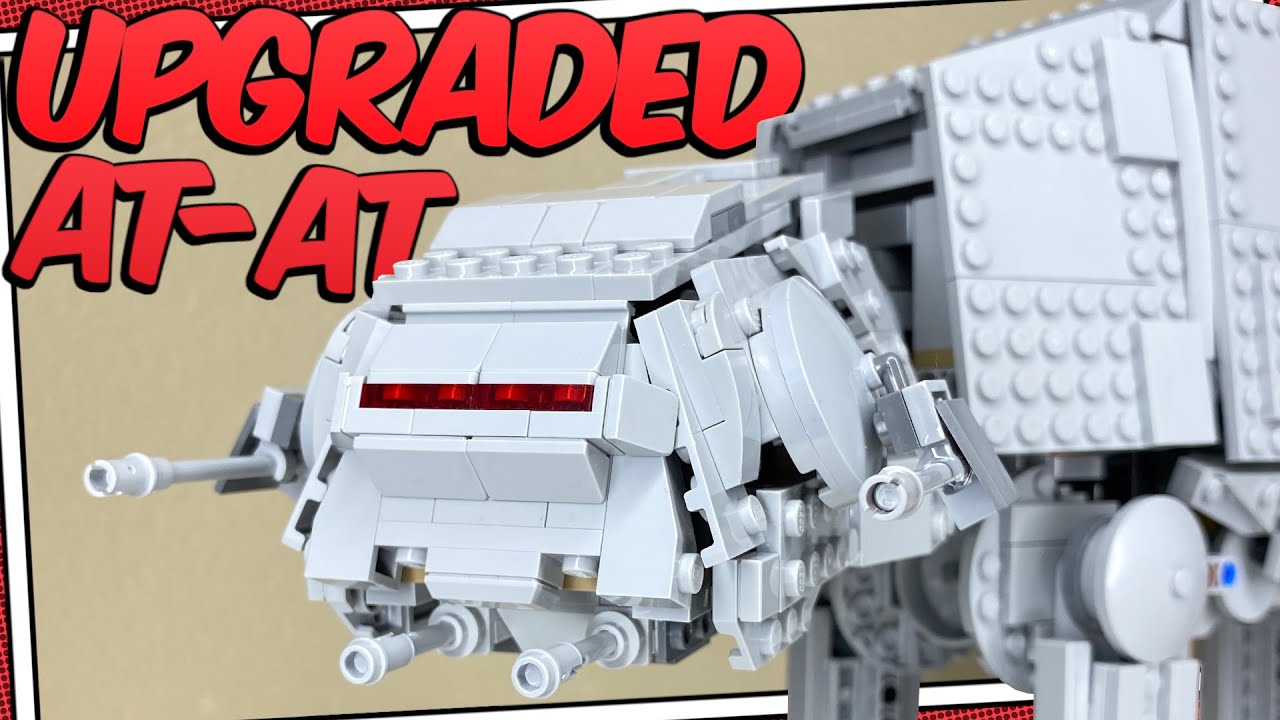 UPGRADING THE AT-AT (75288) - LEGO STAR WARS AT-AT Interior & Exterior  Modifications & Upgrades 