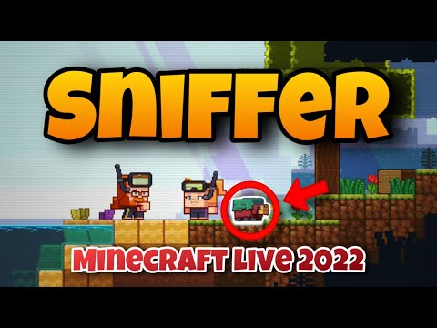 Видео: Нюхач - Новый Моб! Minecraft Live 2022