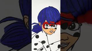 Miraculous: Tales of Ladybug & Cat Noir Coloring Page #shorts #coloringpage #ladybug #coloring
