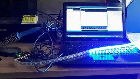 Belajar program LED strip ws2812 strobo menggunakan arduino Uno
