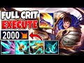 GAREN, BUT I WENT FULL CRIT FULL DAMAGE BUILD (DEMACIA EXECUTE) - League of Legends