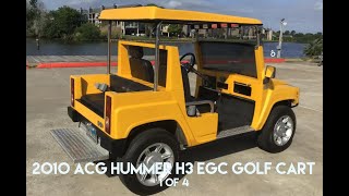 2010 ACG Hummer H3 eGC Golf Cart - 1 of 4