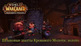 Шлаковые шахты Кровавого Молота: золото / Bloodmaul Slag Mines: gold