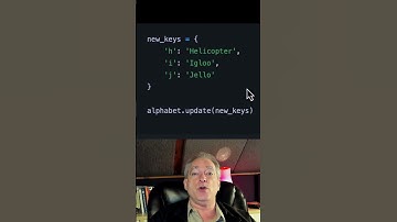 How to add NEW keys 🔑 to a Python 🐍 dictionary #shorts