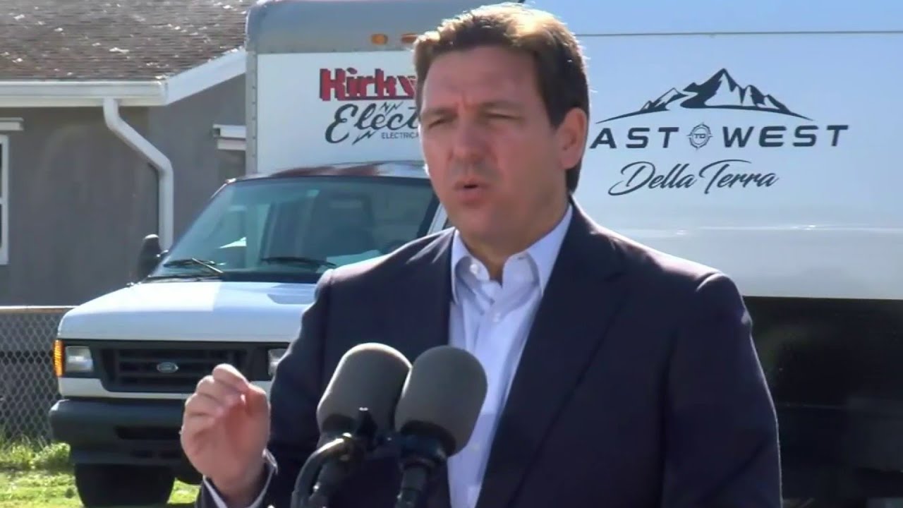 Florida Gov. DeSantis gives update on Hurricane Ian relief funding