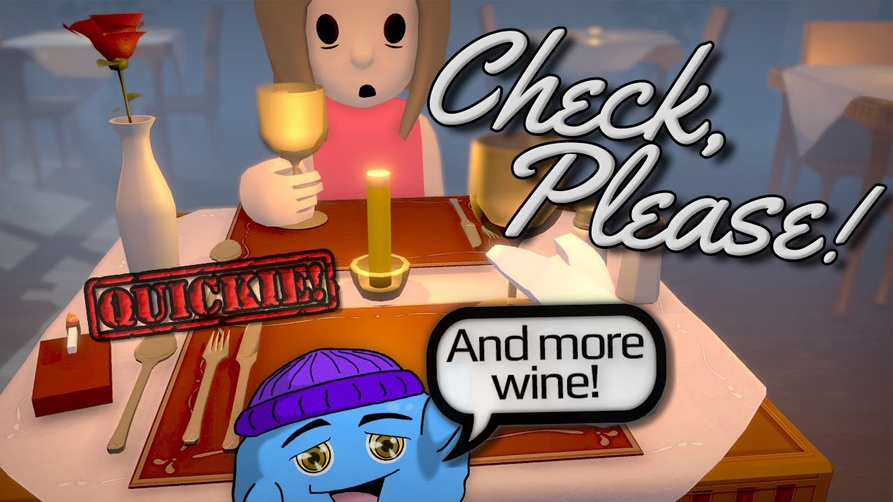 [QUICKIE!]#93 "CHECK, PLEASE!" | Physics-based Dating Simulator from