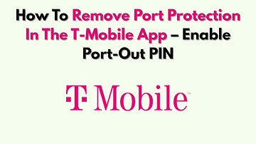 Hoe u poortbeveiliging in de T-Mobile-app verwijdert - Schakel de poort-uit-pincode in