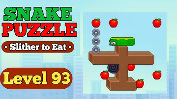 Snake Puzzle Slither to Eat Level 93 | snake puzzle level 93 walk-through Solution 