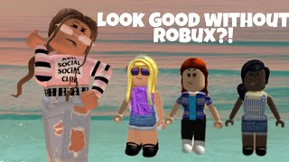 How To Look Cute On Roblox Without Robux Youtube - how to make yourself look good without robux