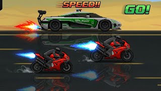 Bike Vs Dubai Police 🚨🚓 | Dubai Mod Apk | Pixel Car Racer  screenshot 2