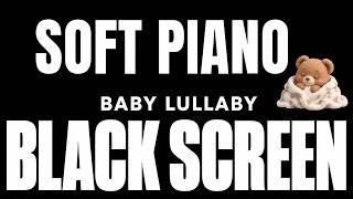 Black Screen Soft Piano 🖤 Bear Lullaby 🌙 Fall Asleep 6 Hours 🎵 screenshot 4