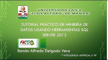 Mineria de Datos SQL Server Data Tools Primera Parte