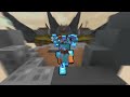 Skywars Clutch God VS 9 YouTubers (Minecraft Manhunt)