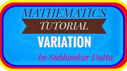 VARIATION / PART - FOUR / CLASS  - X / SUBHANKAR DUTTA