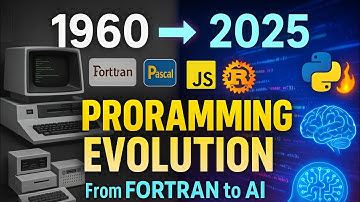 Evolution of Programming Languages (1960-2025) | From Fortran to Python, Java, C++, AI & Beyond 