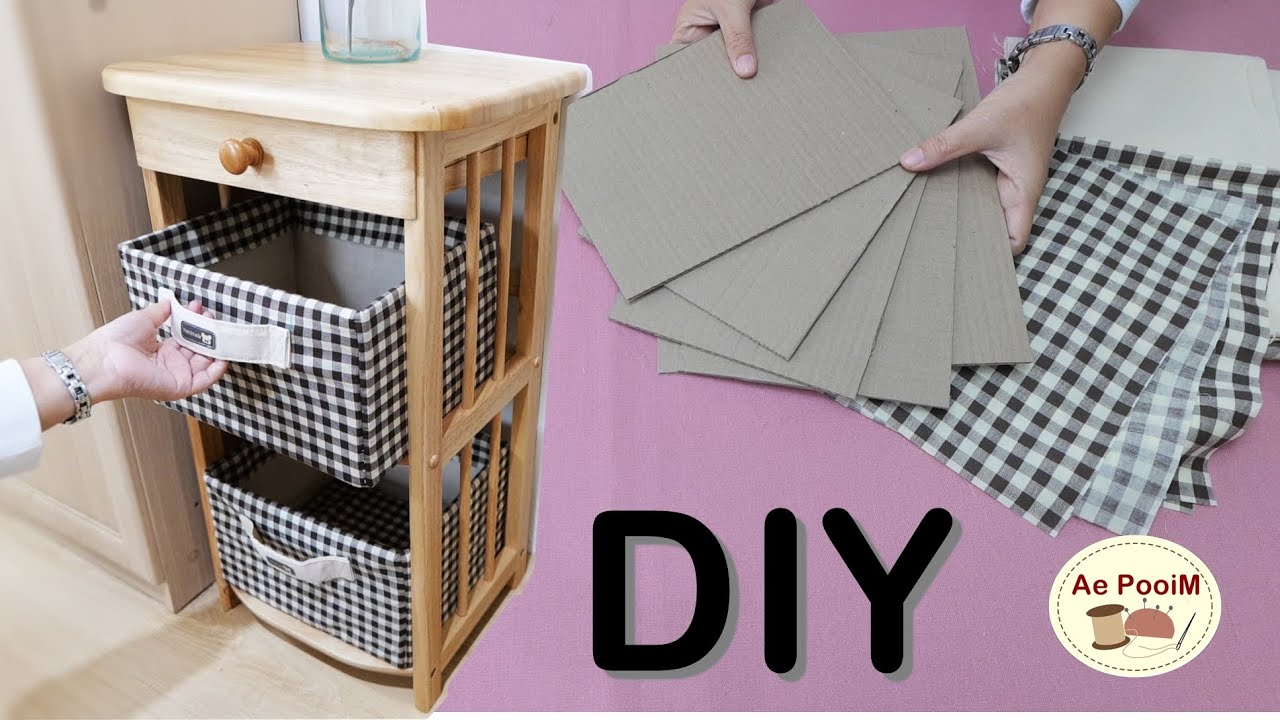 How To Make Your Own Cute Canvas Storage Bins - Home is Handmade